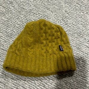 Patagonia Mustard Knit Beanie